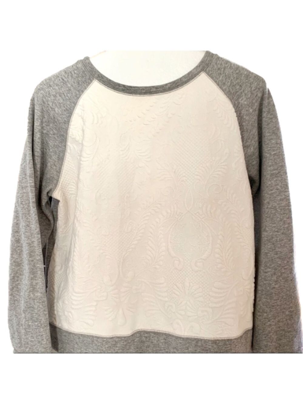 a.new.day Long Sleeve Textured Front Shirt